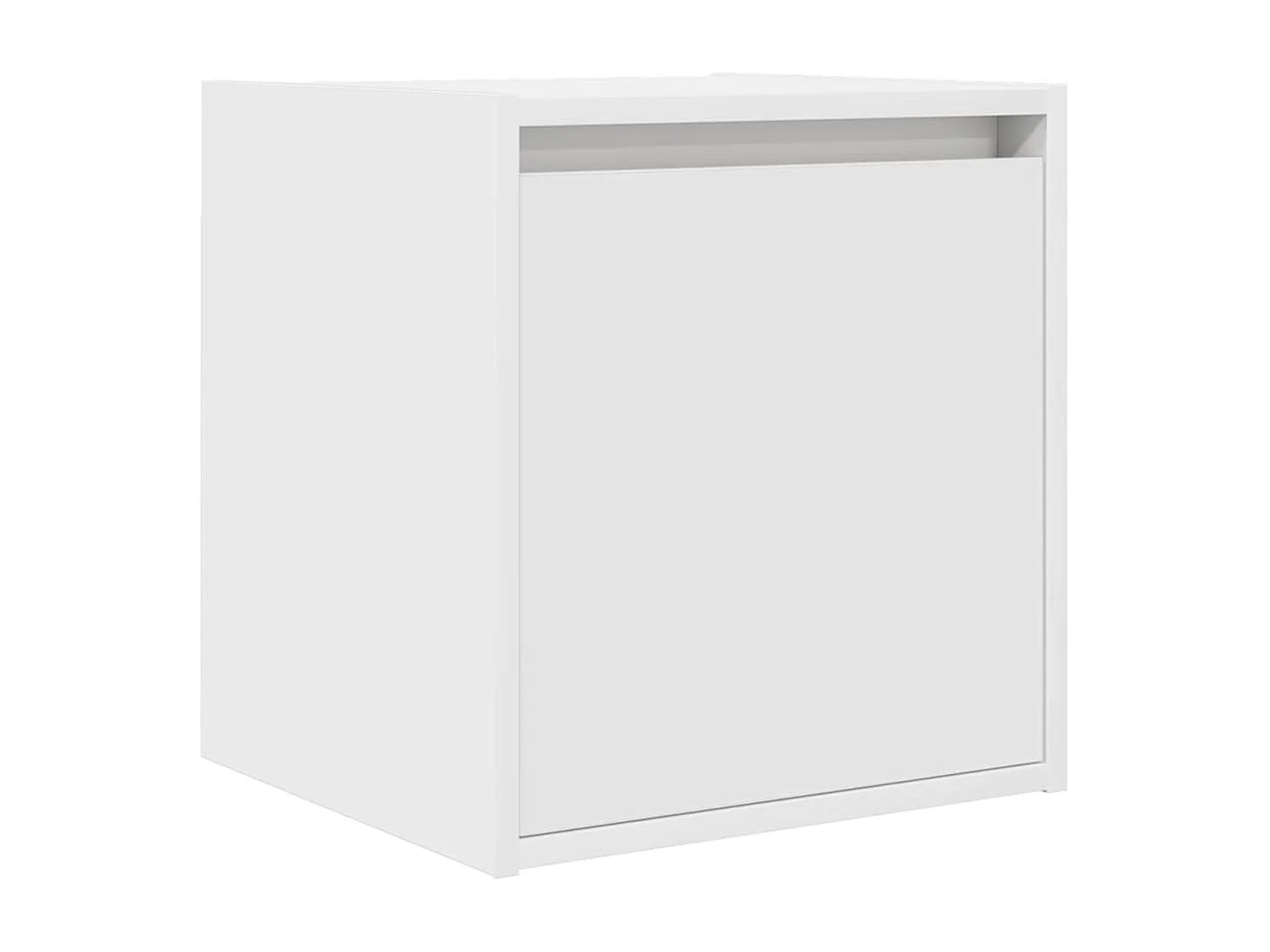 Comodini a Muro 2 pz Bianchi 38x34x40 cm