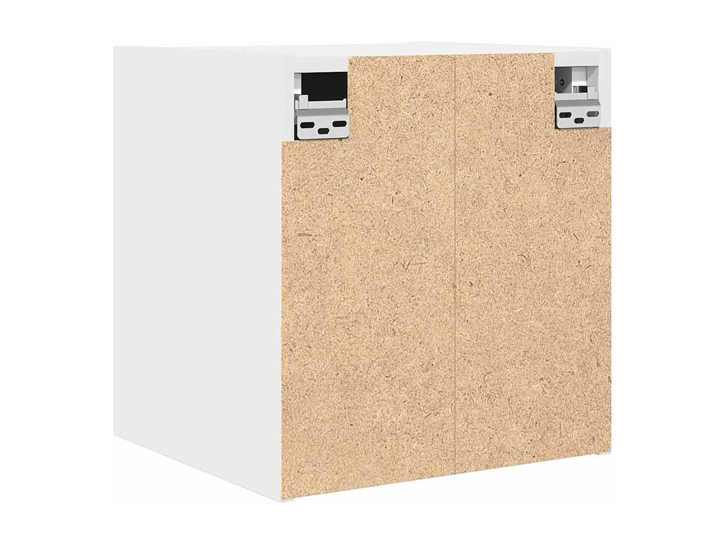 Comodini a Muro 2 pz Bianchi 38x34x40 cm
