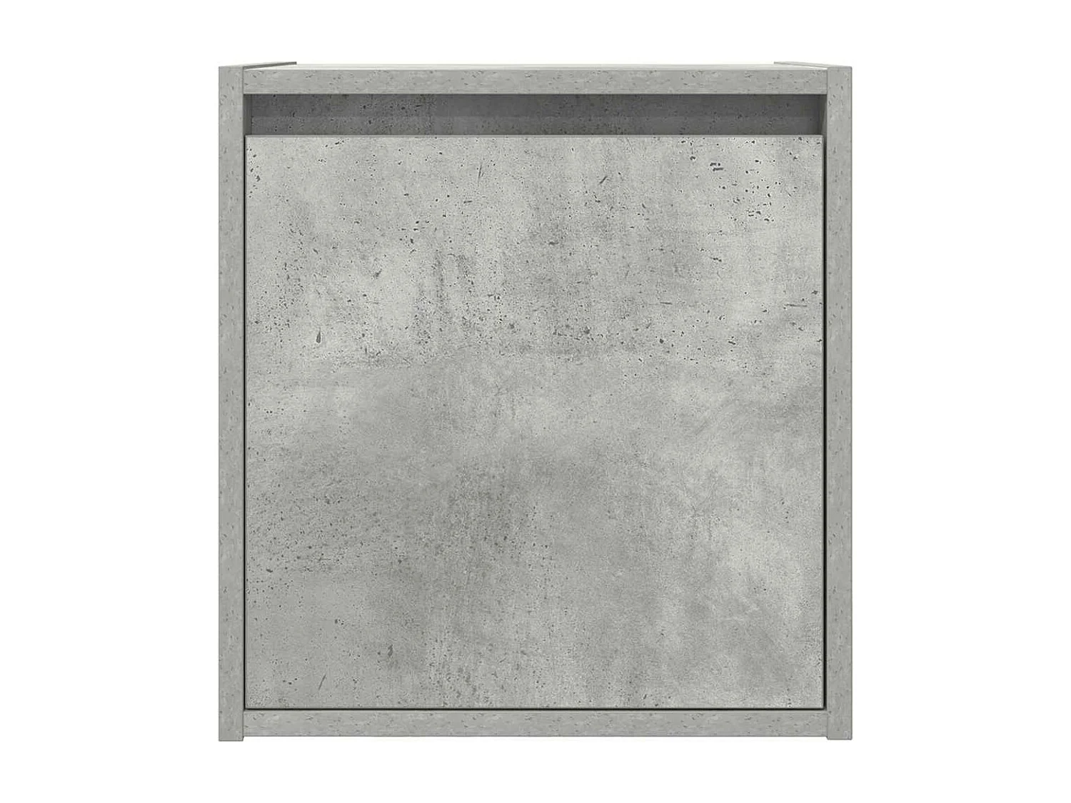 Table de chevet murale gris béton 38x34x40 cm