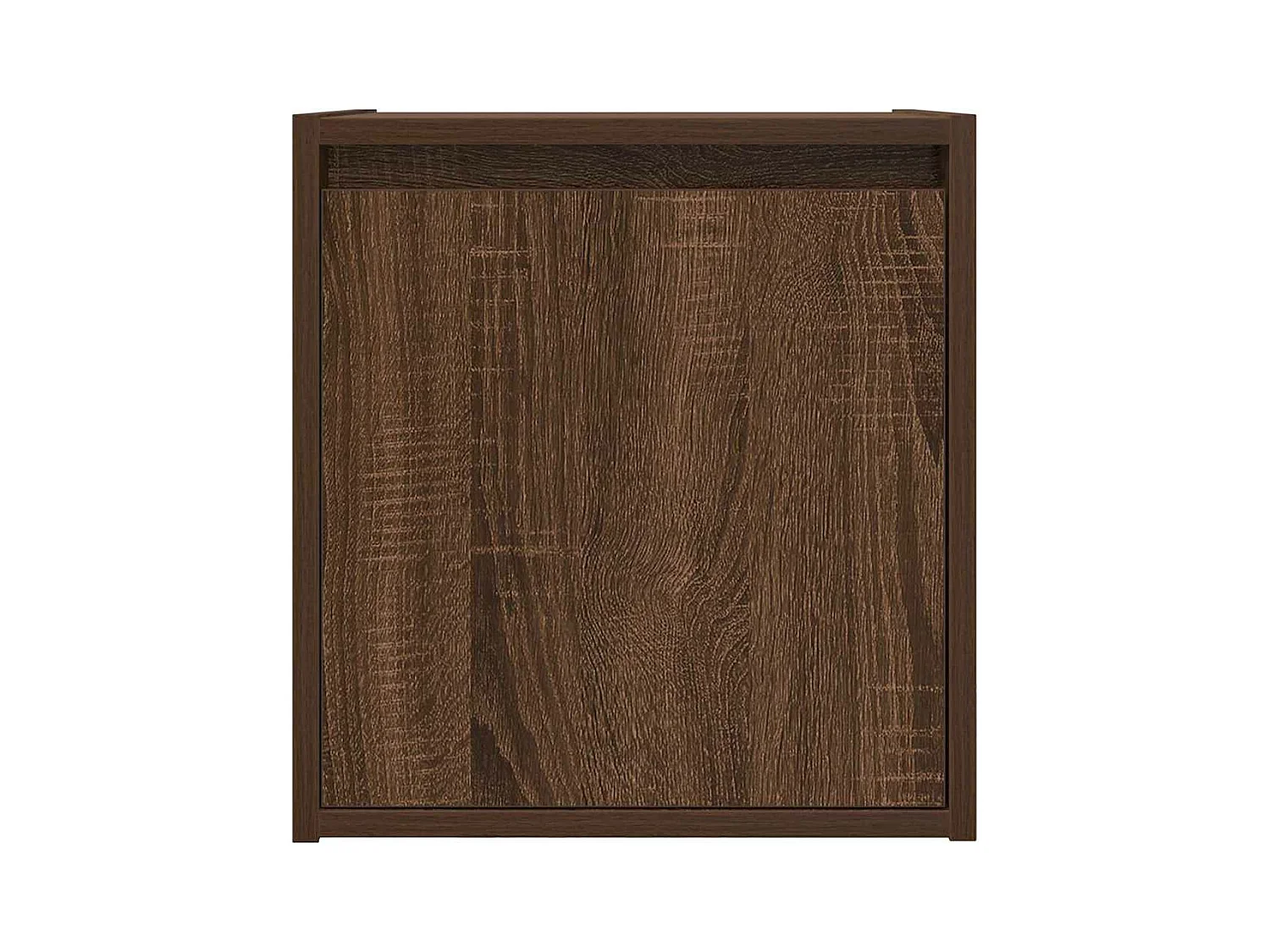 Mesilla de noche de pared roble marrón 38x34x40 cm