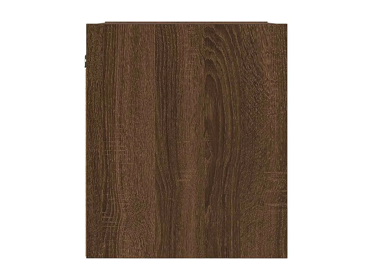 Table de chevet murale chêne marron 38x34x40 cm