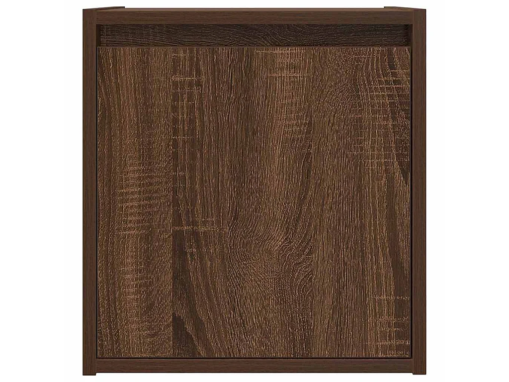 Wand-Nachttisch Braun Eichen-Optik 38x34x40 cm