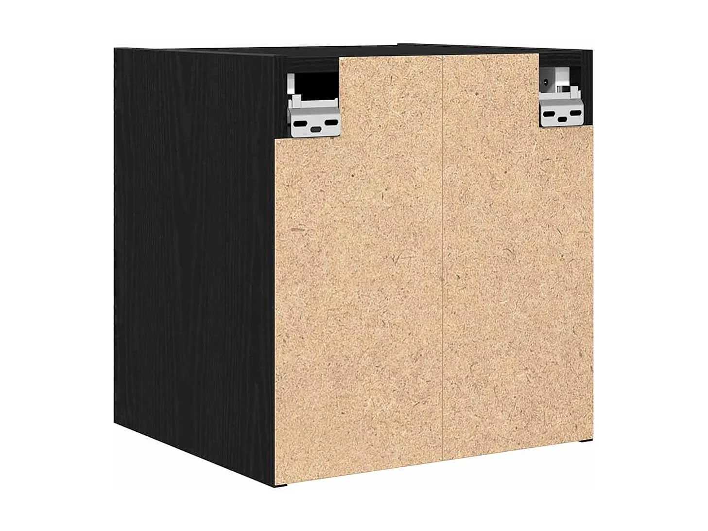 Wand-Nachttisch Schwarz 38x34x40 cm