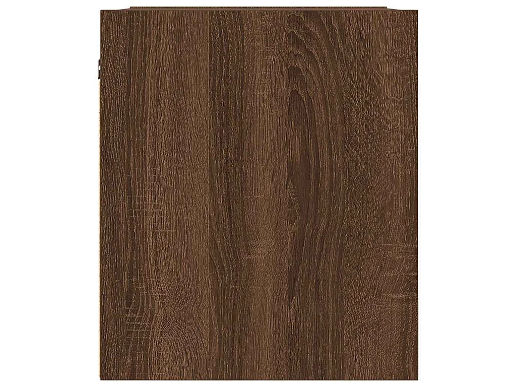 Nachtkastjes 2 st wandgemonteerd 38x34x40 cm bruin eikenkleur