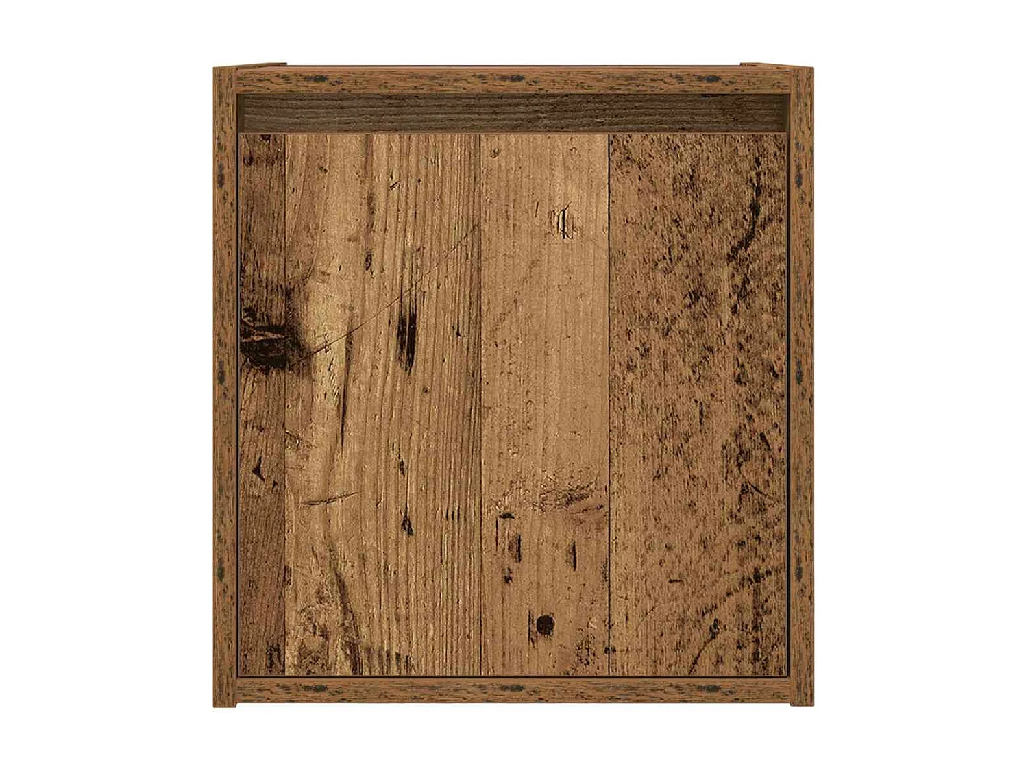 Table de chevet murale vieux bois 38x34x40 cm