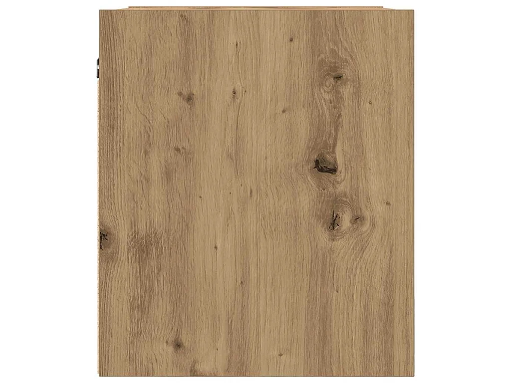 Comodino a Muro Rovere Artigianale 38x34x40 cm