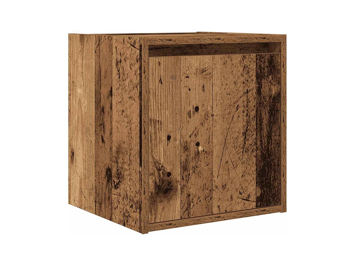 Tables de chevet murales 2 pcs vieux bois 38x34x40 cm