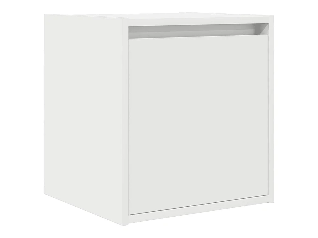 Comodino a Muro Bianco 38x34x40 cm