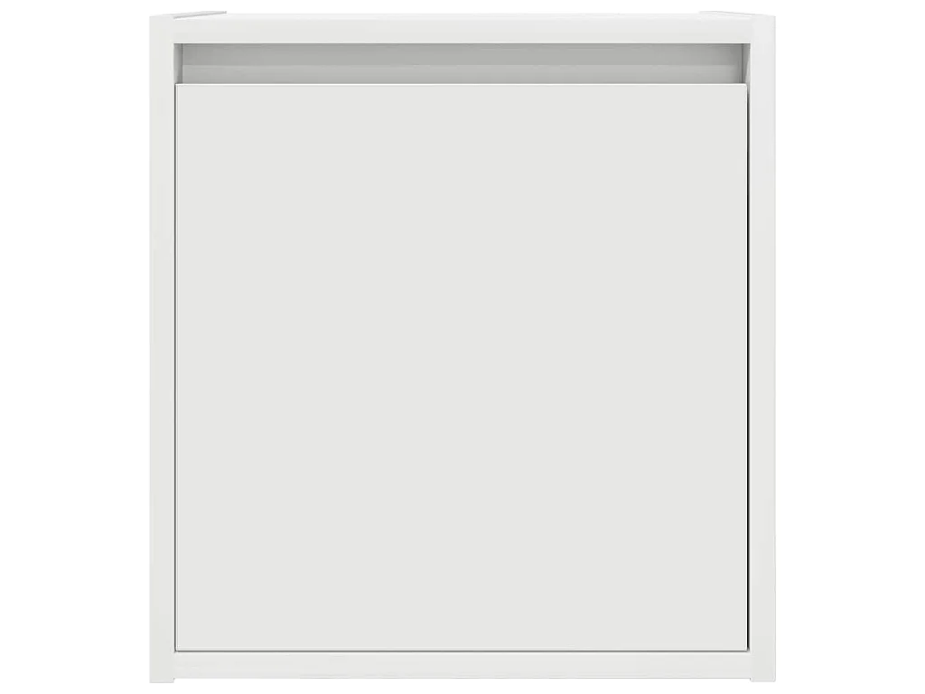 Comodino a Muro Bianco 38x34x40 cm