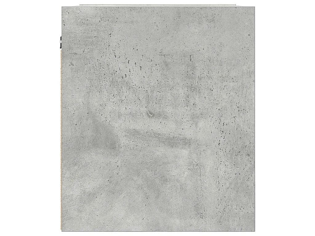 Comodini a Muro 2 pz Grigio Cemento 38x34x40 cm