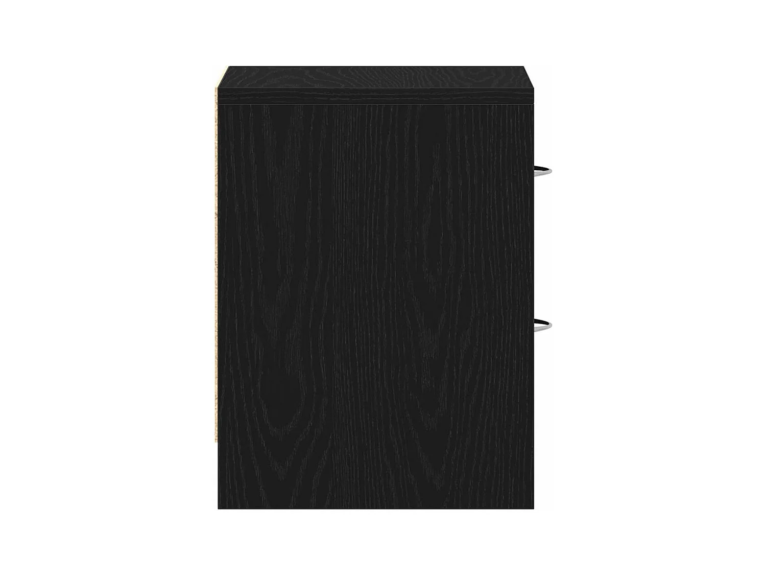 Nachttische 2Stk. Schwarz Eichen-Optik 40x30x40cm Holzwerkstoff