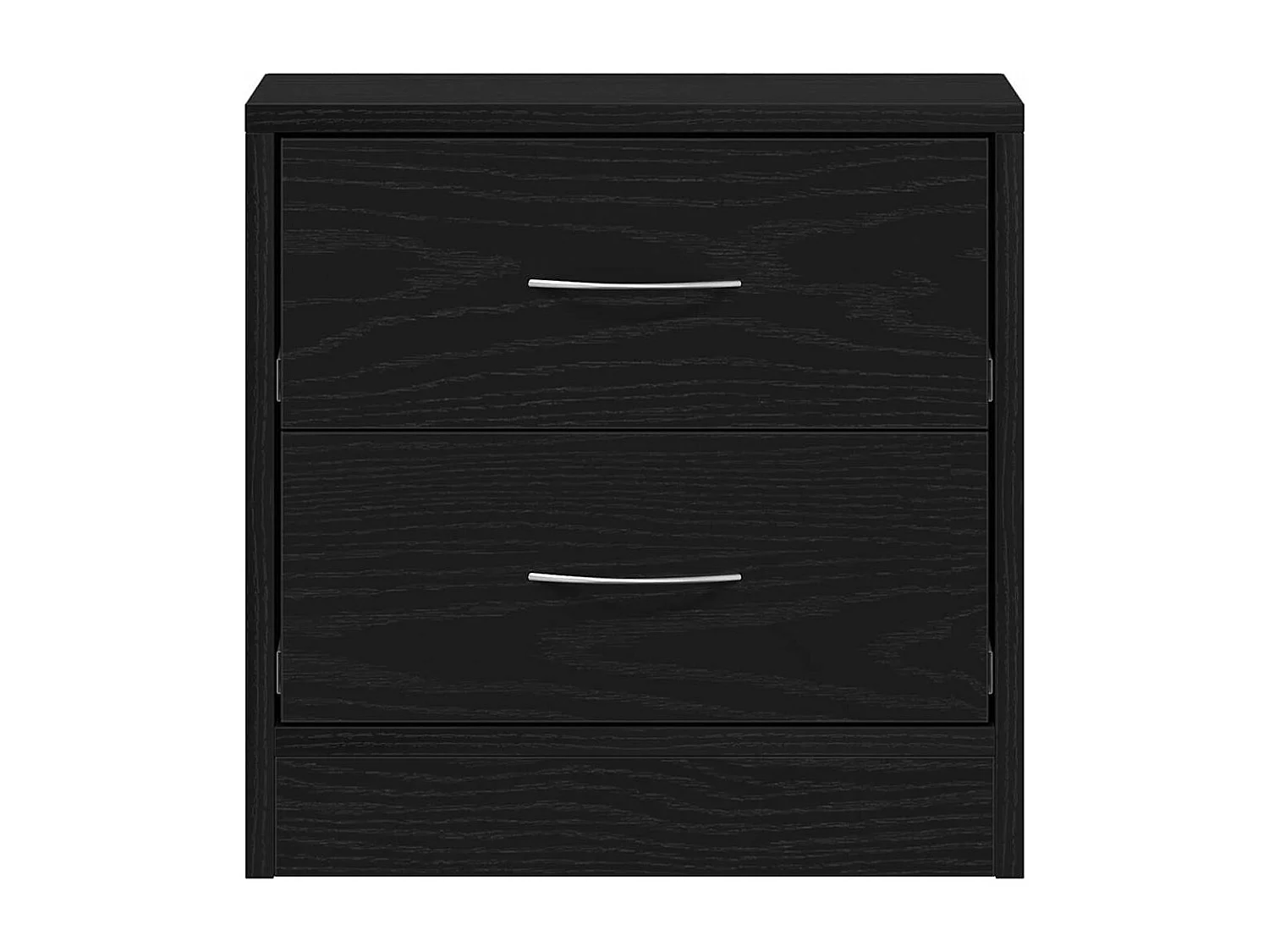 Nachttische 2Stk. Schwarz Eichen-Optik 40x30x40cm Holzwerkstoff