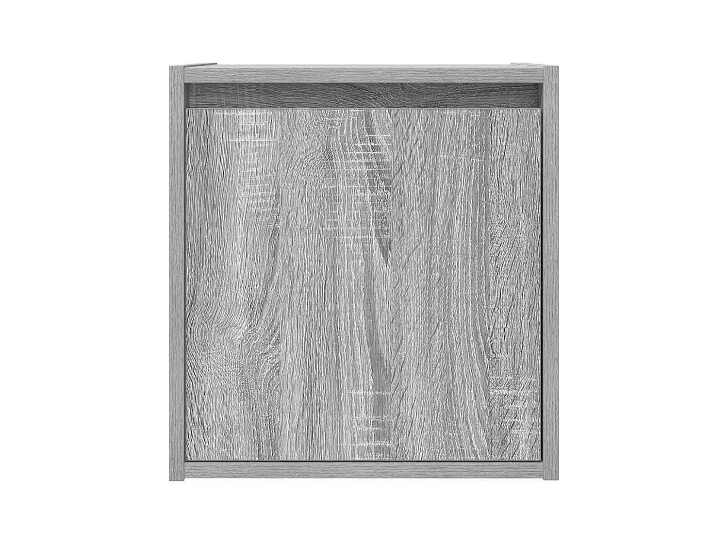 Comodini a Muro 2 pz Grigio Sonoma 38x34x40 cm