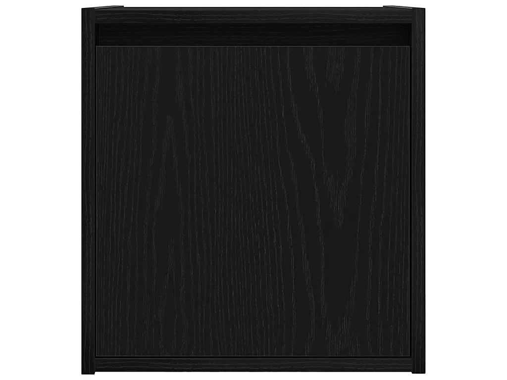 Wand-Nachttische 2 Stk. Schwarz 38x34x40 cm