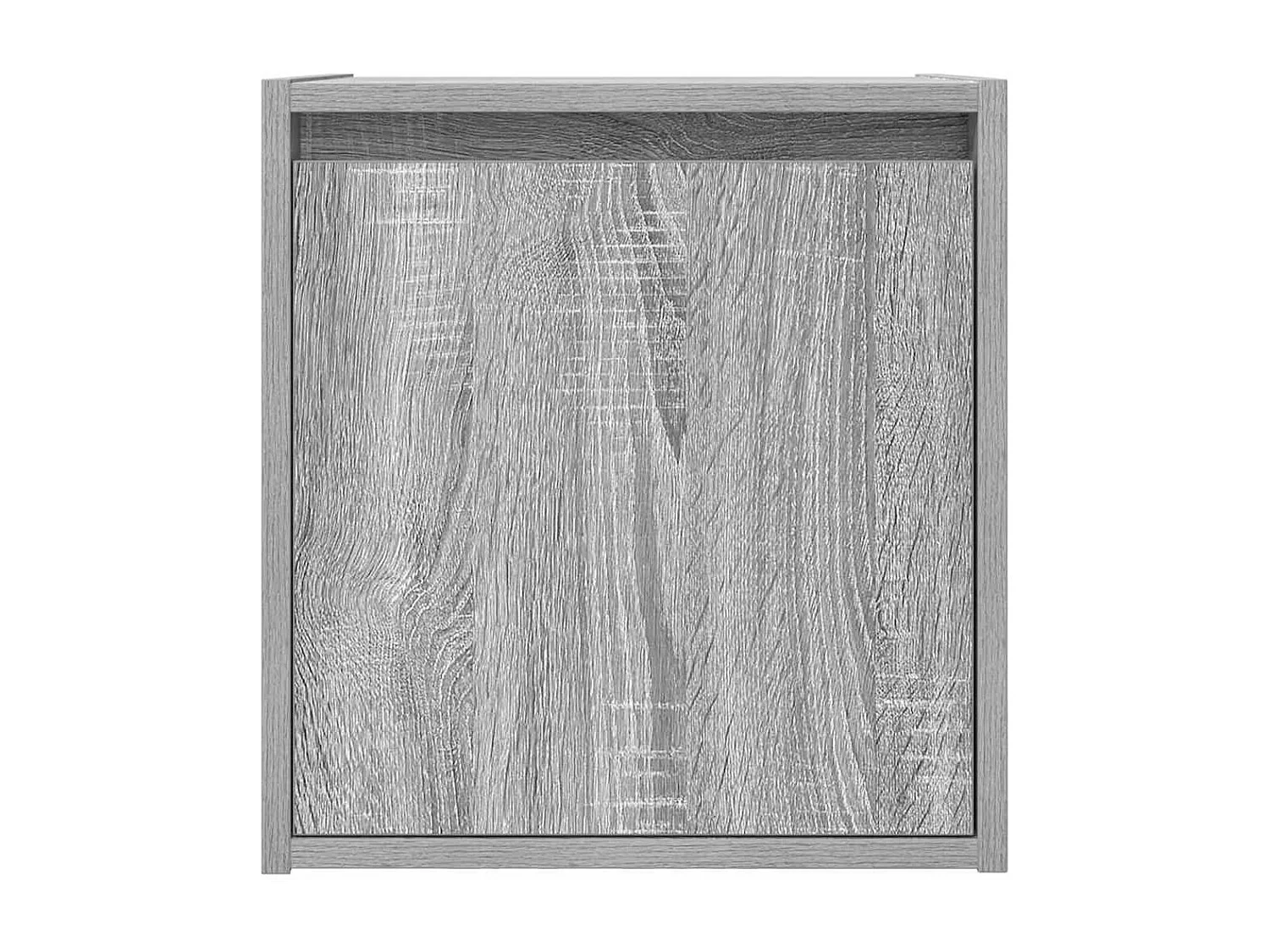 Table de chevet murale sonoma gris 38x34x40 cm