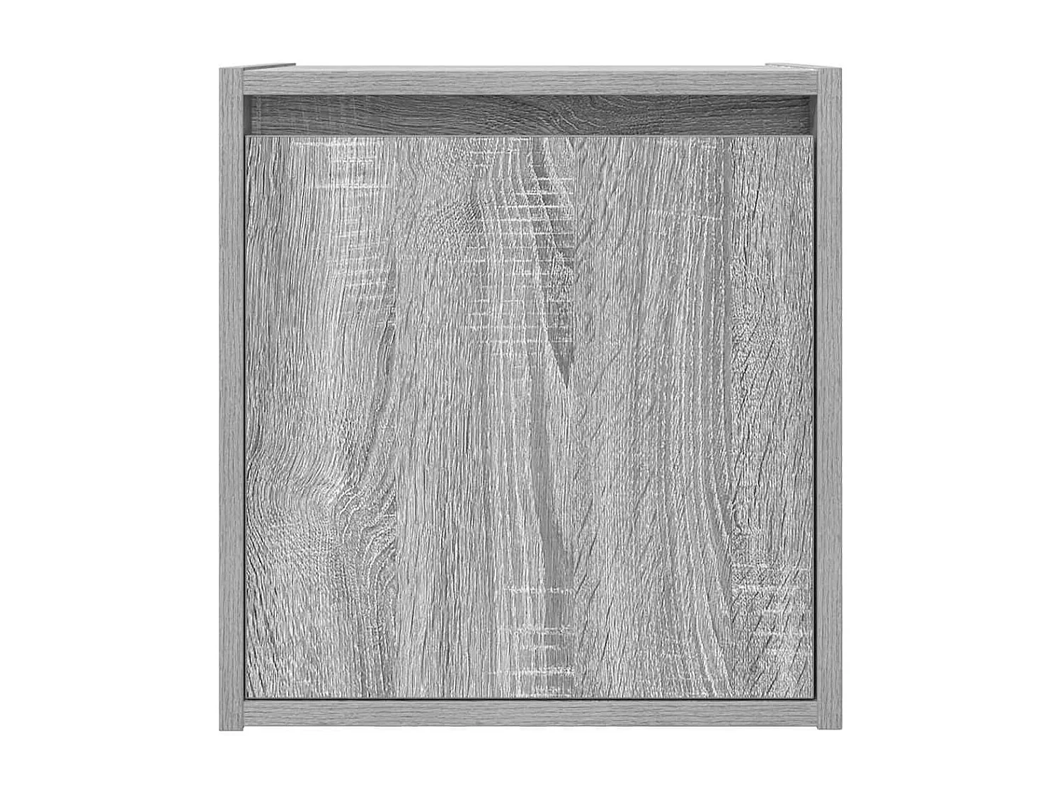 Table de chevet murale sonoma gris 38x34x40 cm