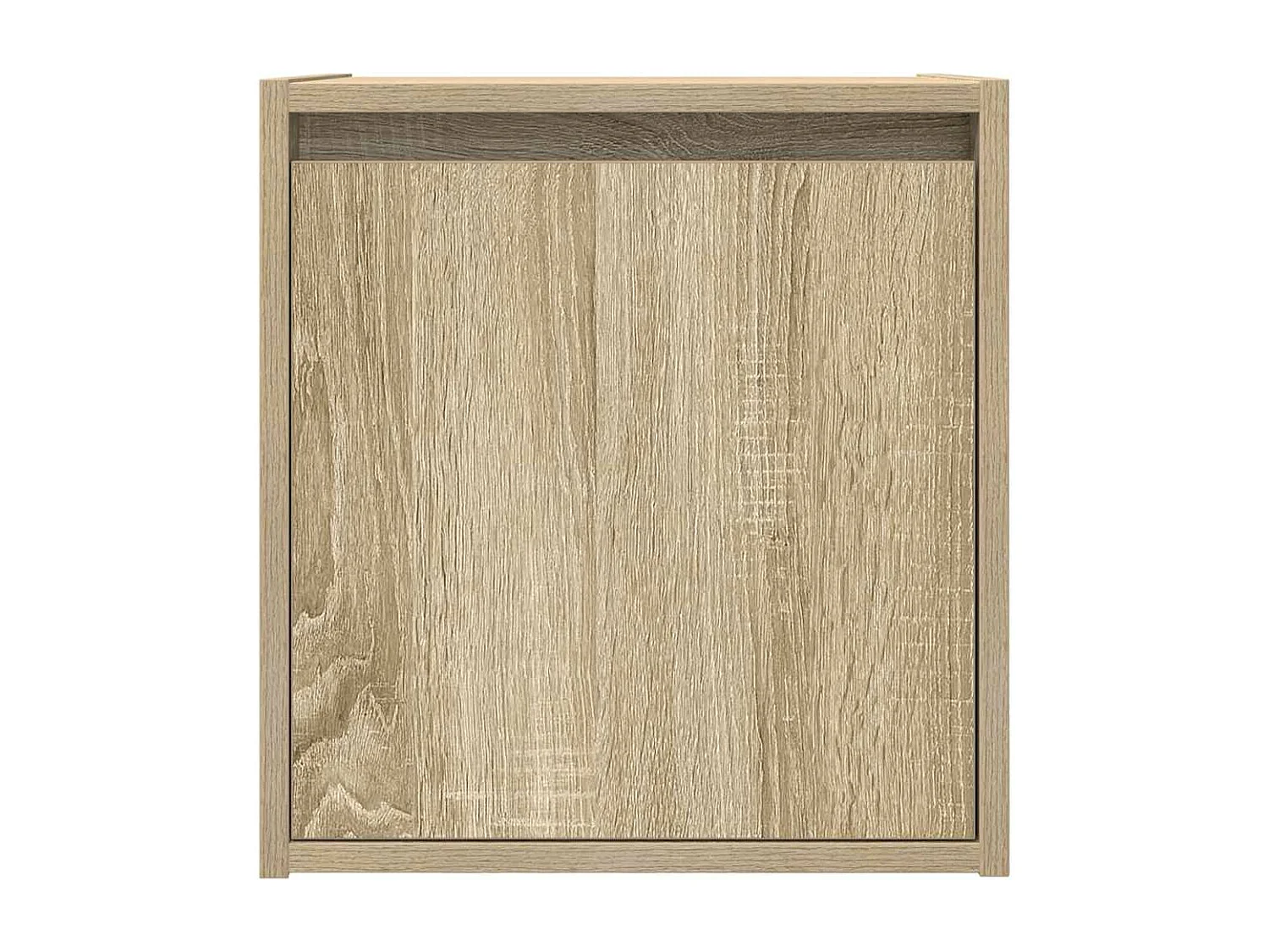 Mesa de cabeceira de parede 38x34x40 cm carvalho sonoma