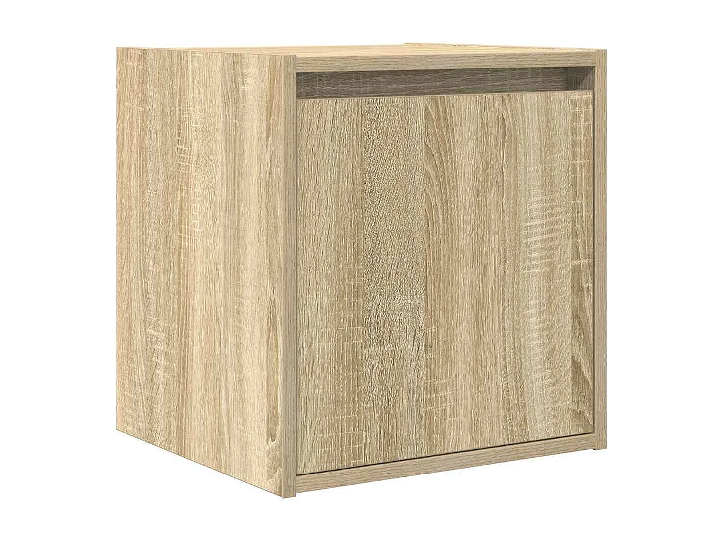 Table de chevet murale chêne sonoma 38x34x40 cm