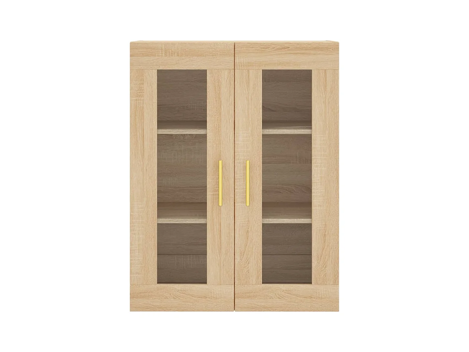 Armoires murales 2 pcs chêne sonoma bois d'ingénierie