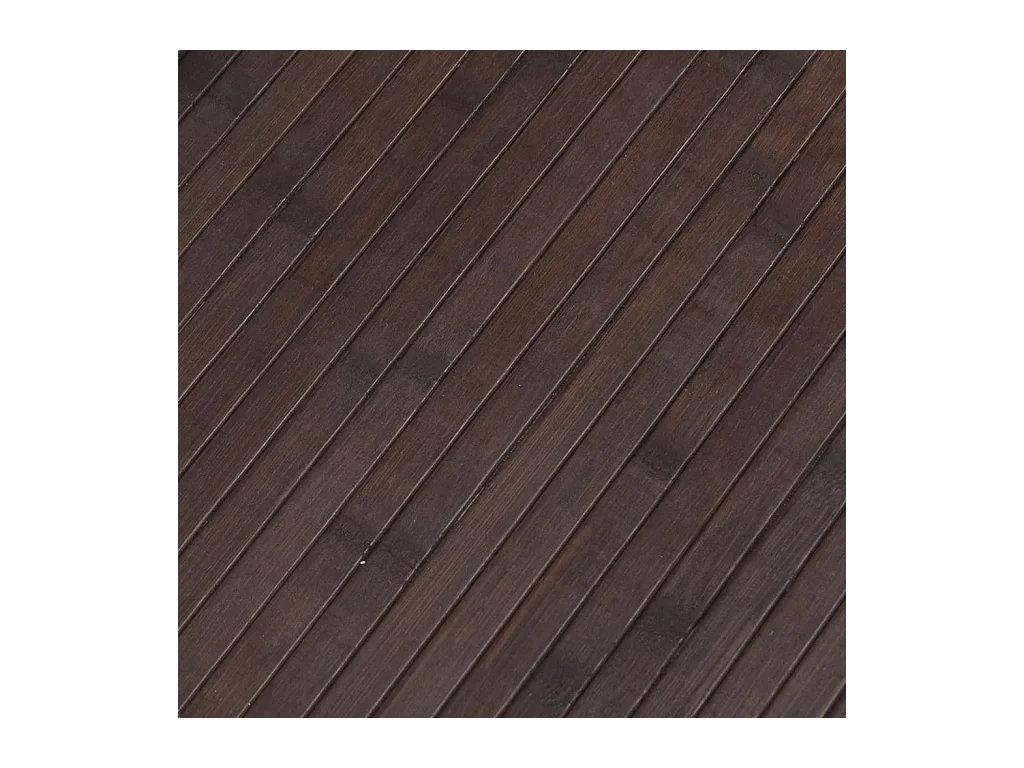 Paravent Dunkelbraun 165x600 cm Bambus