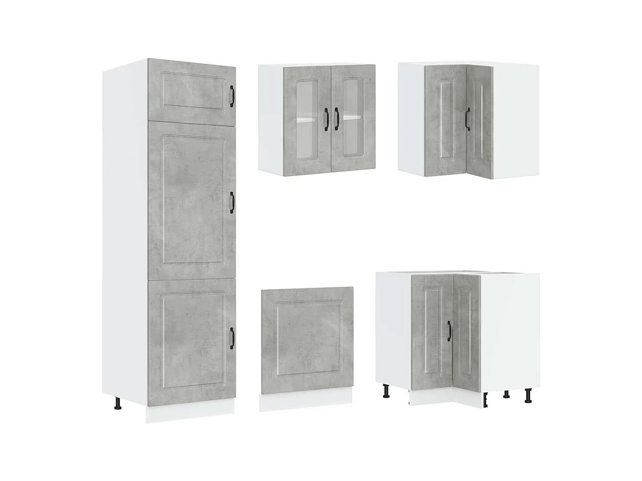 Ensemble d'armoires de cuisine 14 pcs Kalmar bois d'ingénierie