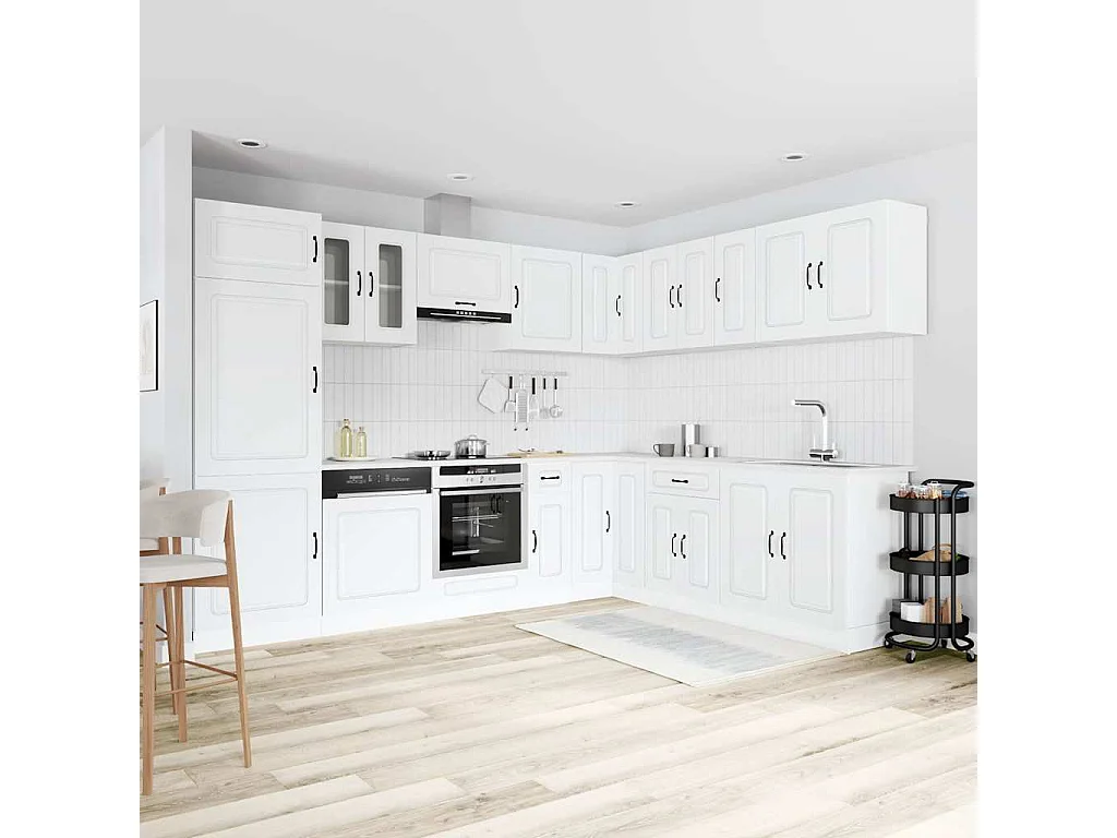 Ensemble d'armoires de cuisine 14 pcs Kalmar bois d'ingénierie