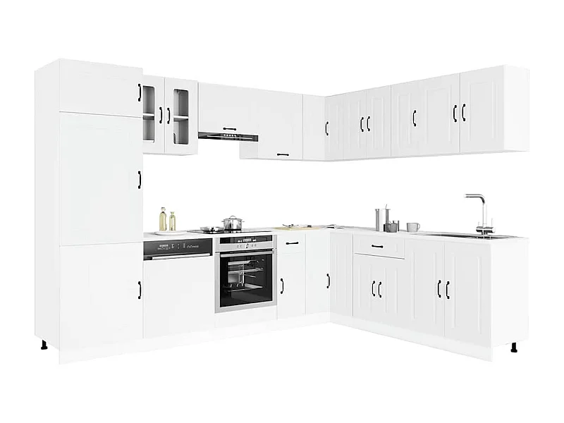 Ensemble d'armoires de cuisine 14 pcs Kalmar bois d'ingénierie