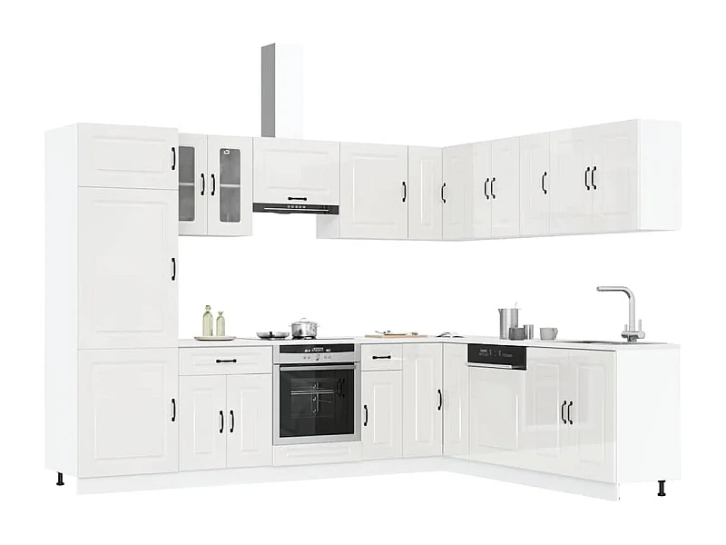 Ensemble d'armoires de cuisine 14 pcs Kalmar bois d'ingénierie