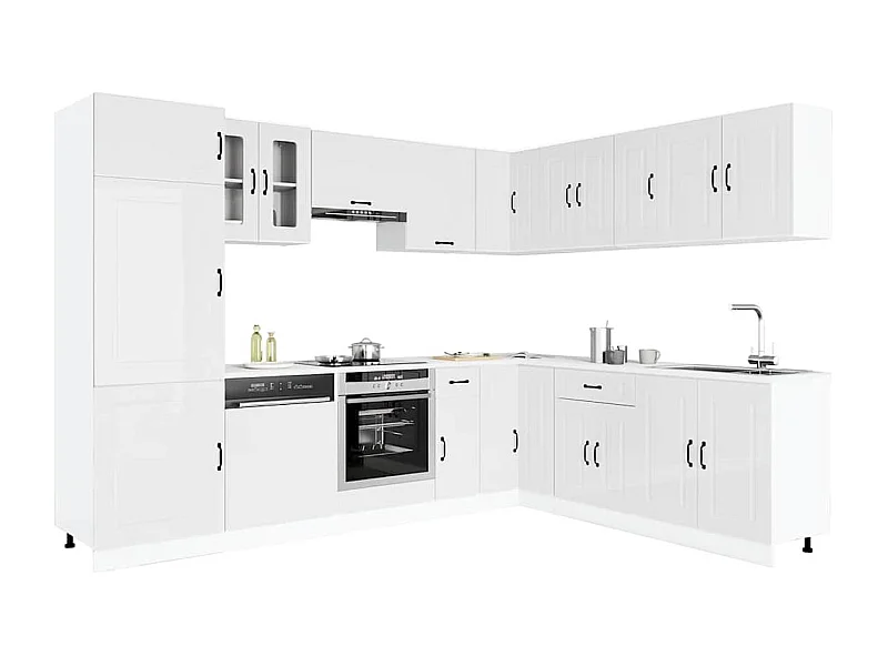 Ensemble d'armoires de cuisine 14 pcs Kalmar bois d'ingénierie