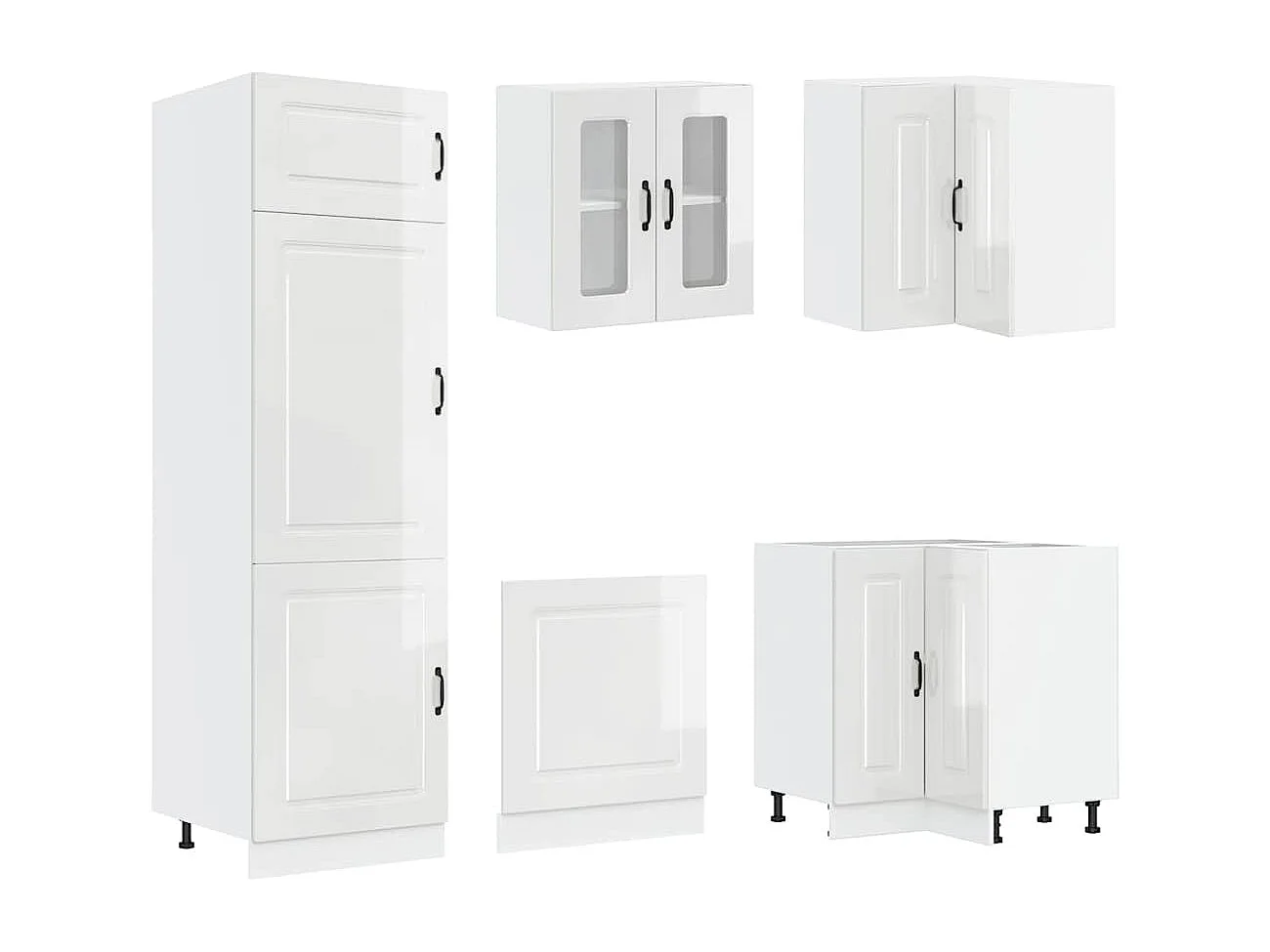 Ensemble d'armoires de cuisine 14 pcs Kalmar bois d'ingénierie