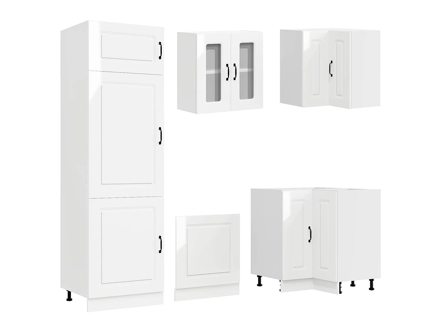 Ensemble d'armoires de cuisine 14 pcs Kalmar bois d'ingénierie