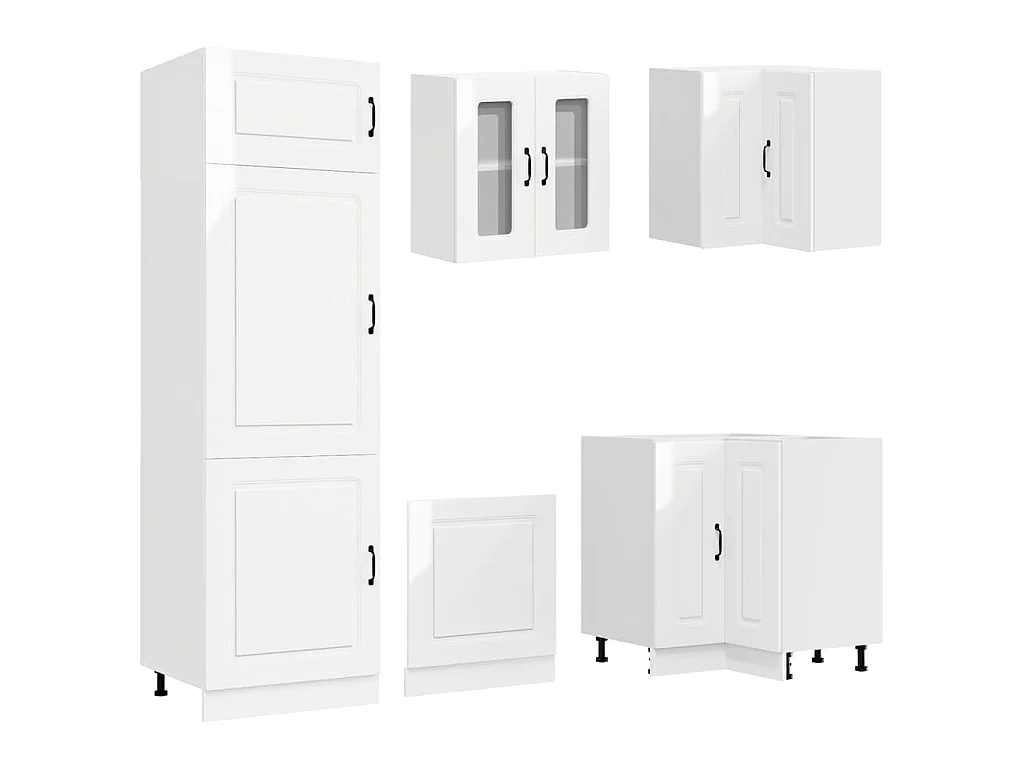 Ensemble d'armoires de cuisine 14 pcs Kalmar bois d'ingénierie