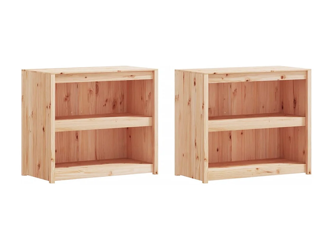 Armoires de cuisine d'extérieur 4 pcs bois de pin massif