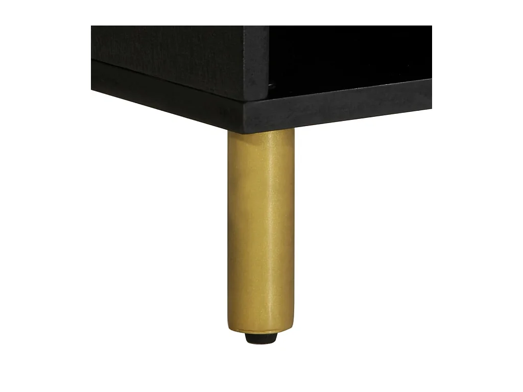 Mobile Porta TV Nero 100x33x46 cm in Legno Multistrato