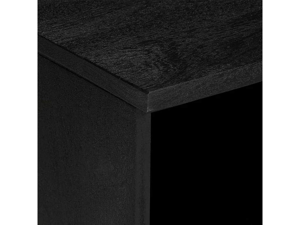 TV-Schrank Schwarz 80x33x46 cm Holzwerkstoff