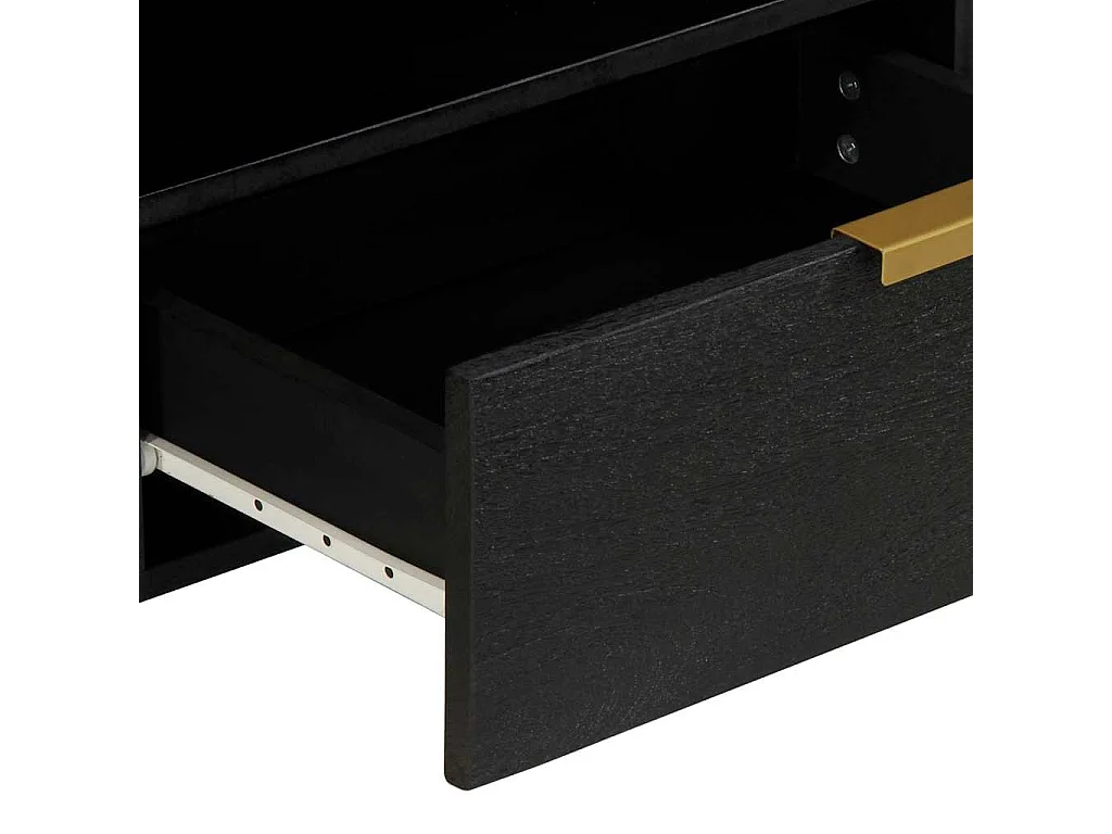 TV-Schrank Schwarz 80x33x46 cm Holzwerkstoff