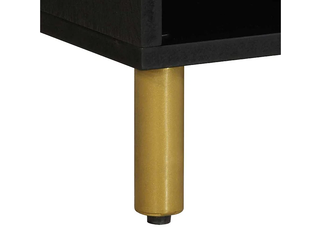 TV-Schrank Schwarz 80x33x46 cm Holzwerkstoff