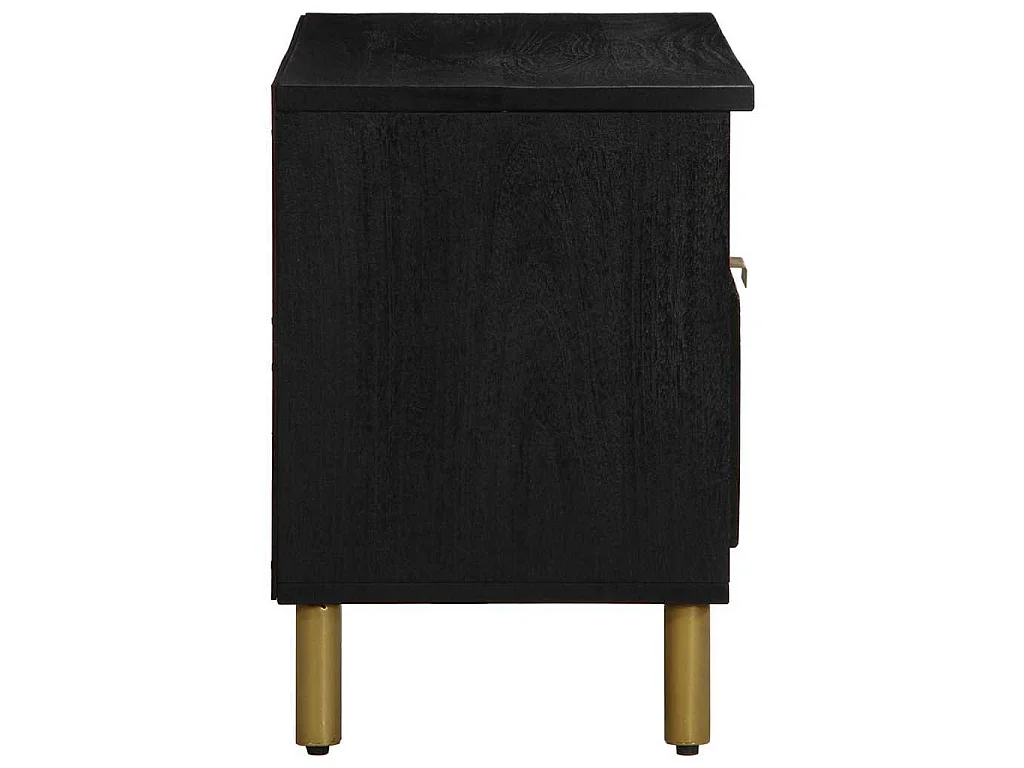 Mobile Porta TV Nero 80x33x46 cm in Legno Multistrato