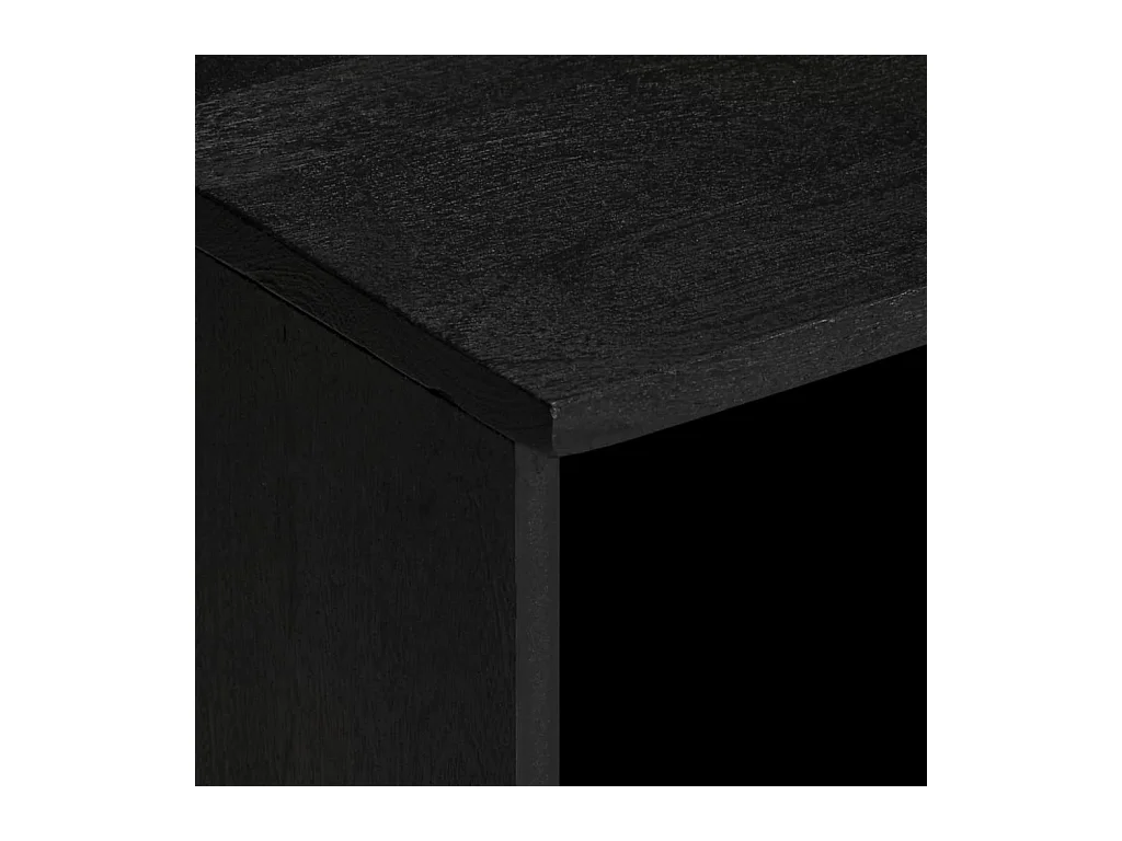 Tv-meubel 100x33x46 cm bewerkt hout zwart