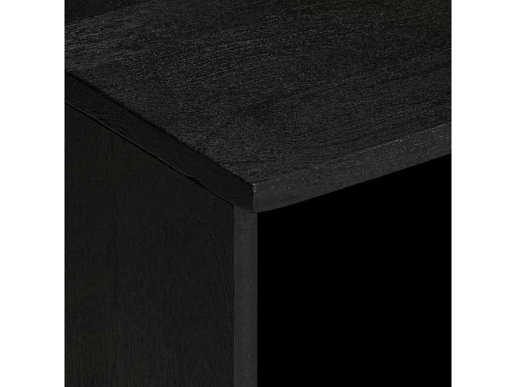 Mobile Porta TV Nero 100x33x46 cm in Legno Multistrato