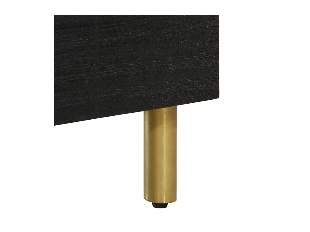 Tv-meubel 70x33x46 cm bewerkt hout zwart