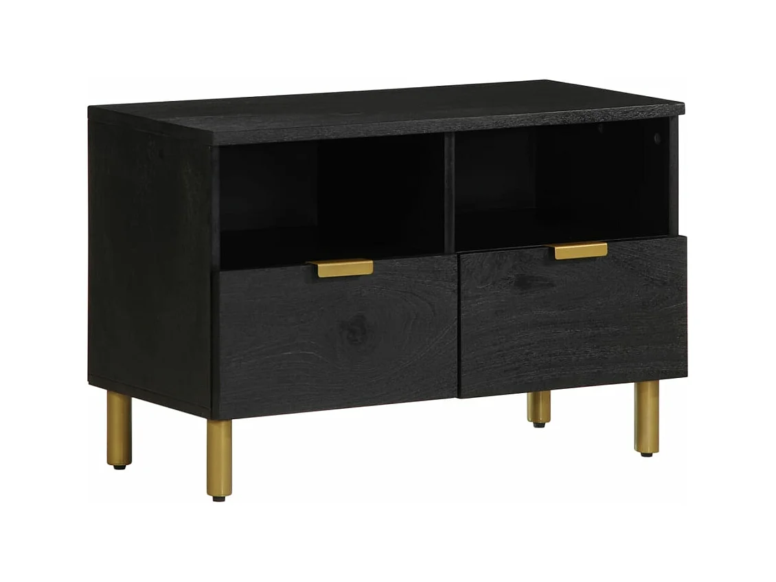 TV-Schrank Schwarz 70x33x46 cm Holzwerkstoff