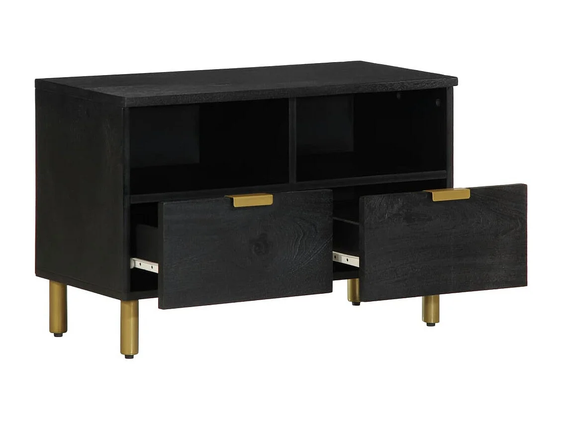 TV-Schrank Schwarz 70x33x46 cm Holzwerkstoff