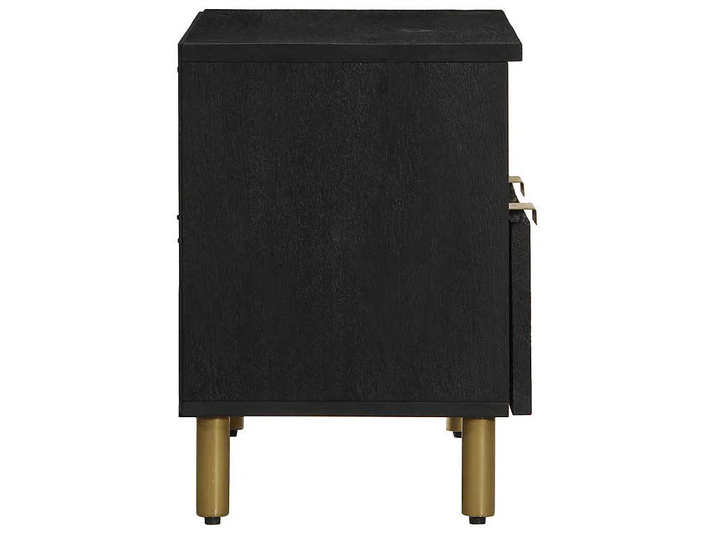 Mobile Porta TV Nero 70x33x46 cm in Legno Multistrato