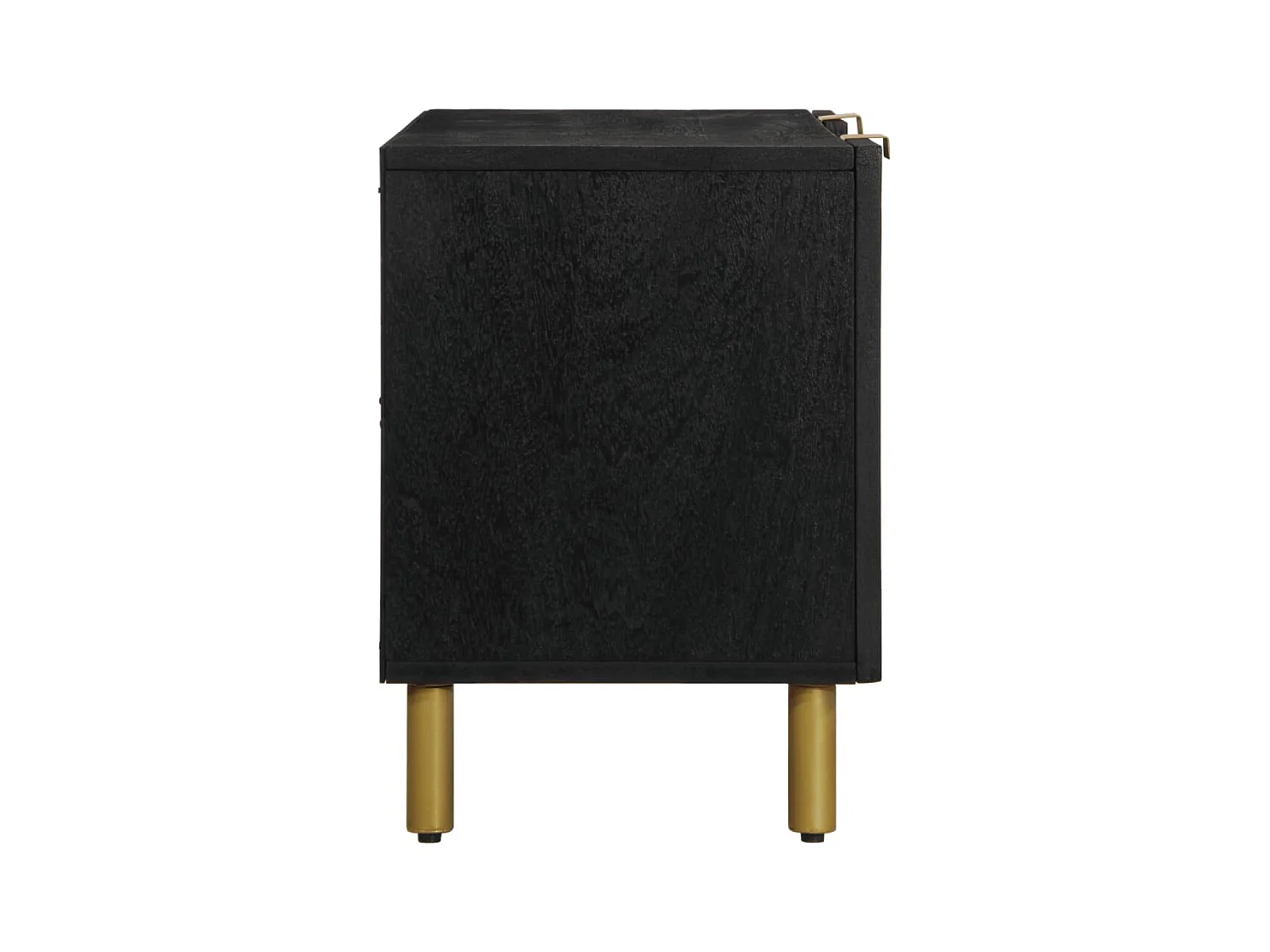 Mobile Porta TV Nero 105x33x46 cm in Legno Multistrato