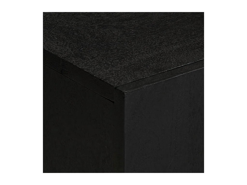 Mobile Porta TV Nero 105x33x46 cm in Legno Multistrato