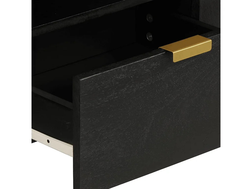 TV-Schrank Schwarz 105x33x46 cm Holzwerkstoff