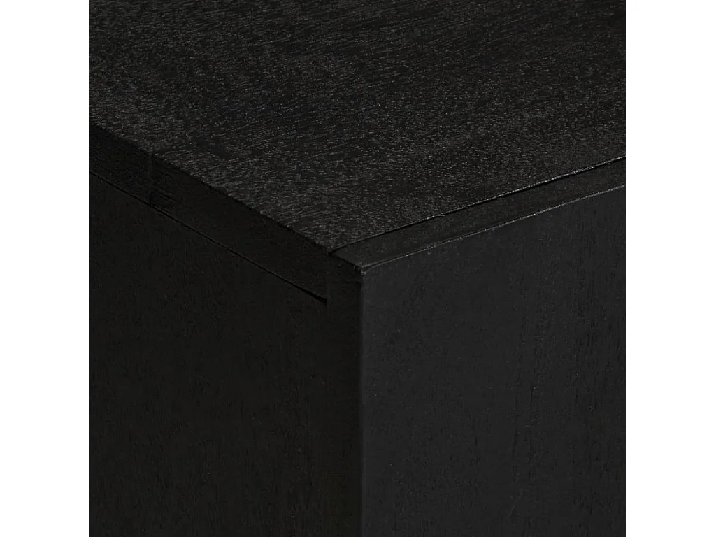 Meuble TV noir 105x33x46 cm bois d'ingénierie