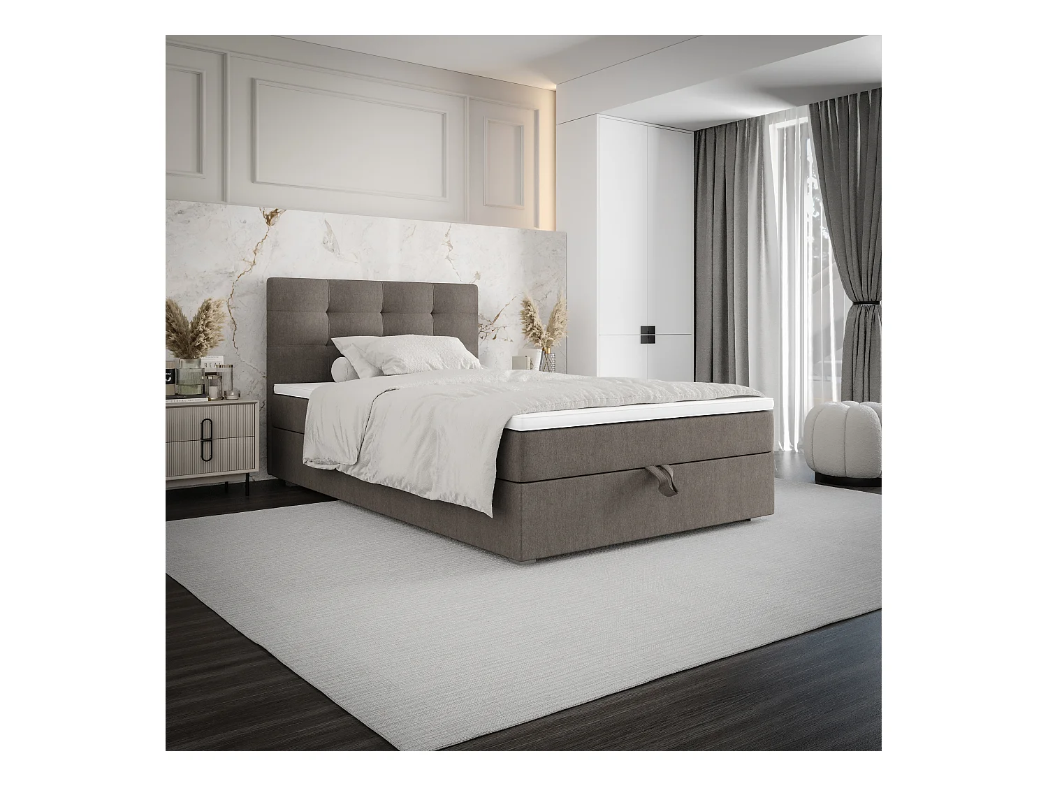 Boxspringbett FADO 11 mini 90x200 Cosmic 03