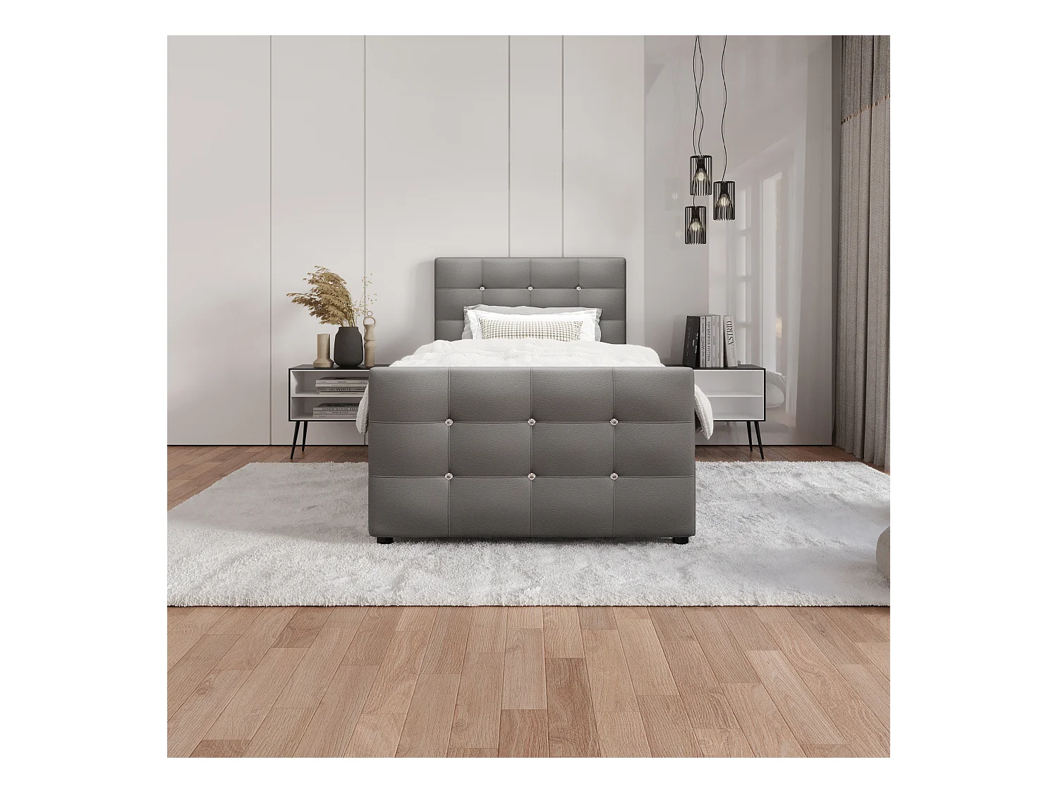 Boxspringbett KLEO 100x200 Madryt 190